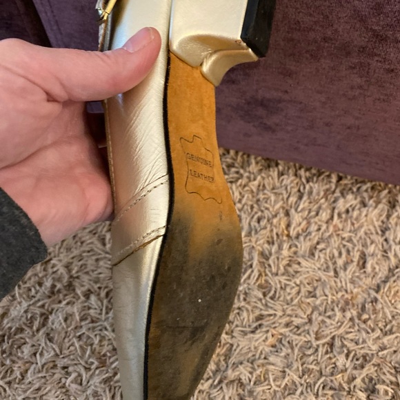 Tic tac toes/gently used/size 7/narrow/champagne colored - Picture 8 of 10